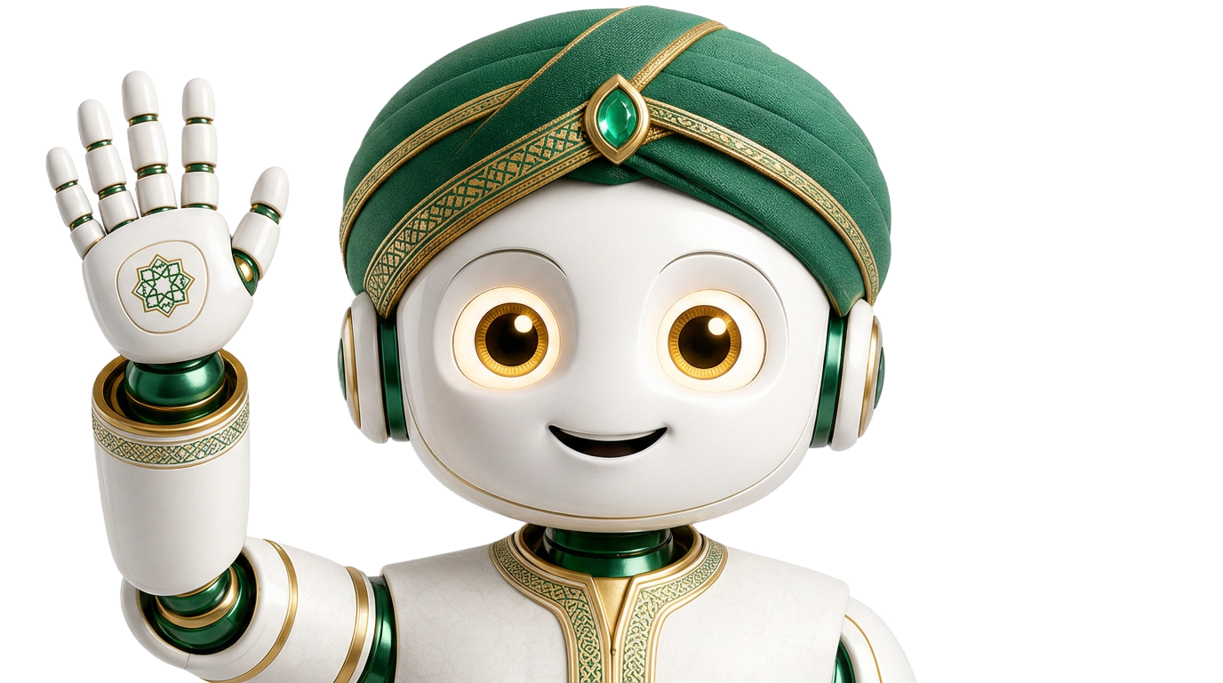OneBot mascot waving hello